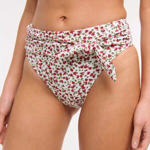Abercrombie high-waisted cheeky bikini bottom